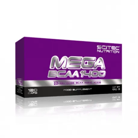 Scitec Mega BCAA 1400 - 120 kaps.