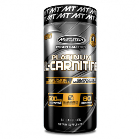MuscleTech Platinum 100% L-Carnitine - 60 kaps.