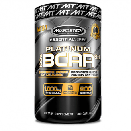 MuscleTech Platinum 100% BCAA 8:1:1 - 200 kaps.