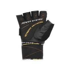 Power System Rękawice Ultimate Motivation 2810 [Black/Yellow] - 1 komplet