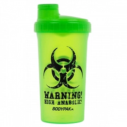 BODYPAK Shaker Warning Green - 700ml