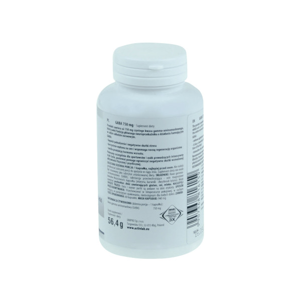 Activlab GABA 750 mg - 60 kaps.