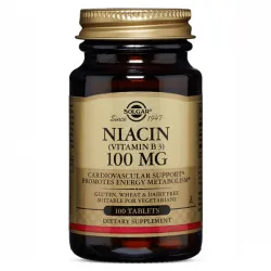 Solgar Niacin (Vitamin B3) 100 mg - 100 tabl.