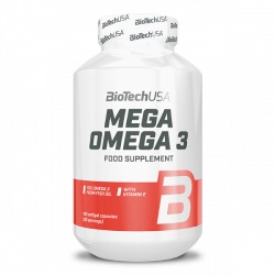 BioTech Mega Omega 3 - 180 kaps.