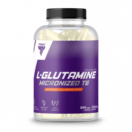 Trec L-Glutamine Micronized T6 - 240 kaps.