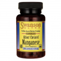 Swanson Albion Chelated Manganese 10 mg - 180 kaps.