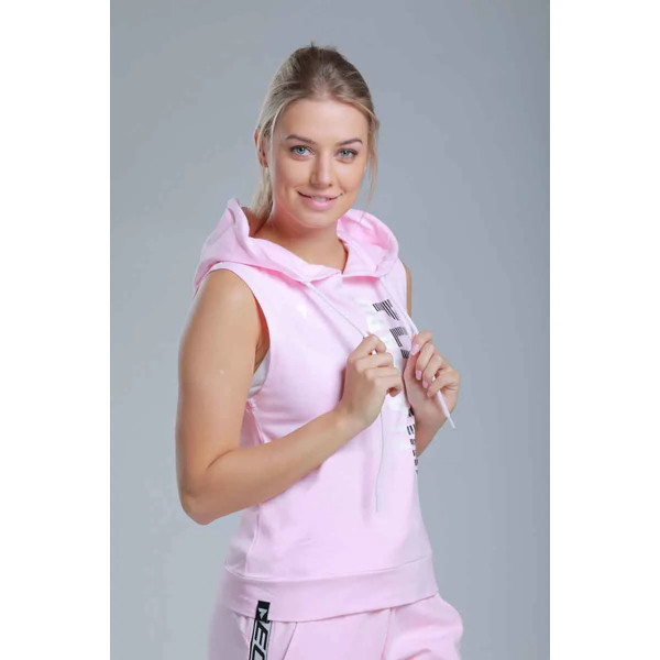 Trec Wear® Boxer Hoodie TRECGIRL 02 Stripe Pink