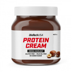 BioTech Protein Cream Proteinowy Krem o smaku kakaowo-orzechowym - 400g
