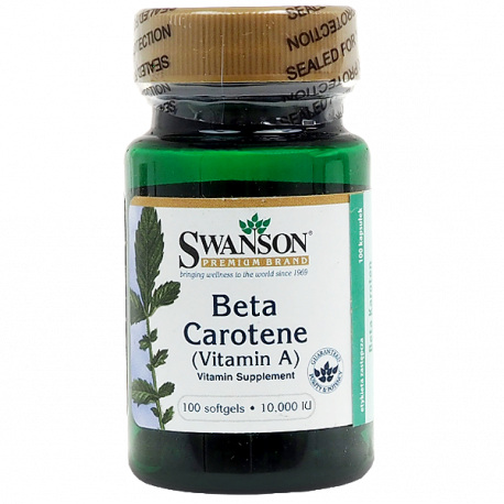 Swanson Beta Carotene (Witamina A) 10000IU - 100 kaps.