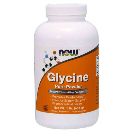 NOW Foods Glycine Pure Powder - 454g