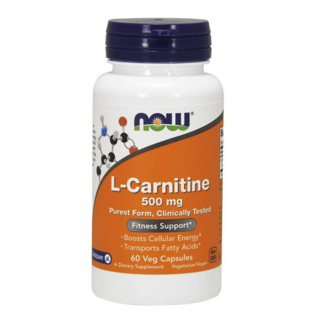 NOW Foods L-Carnitine 500 mg - 60 kaps.