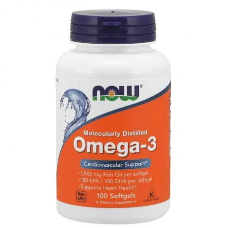 NOW Foods Omega 3 1000 mg - 100 kaps.