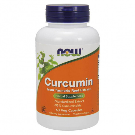 NOW Foods Curcumin - 60 kaps.