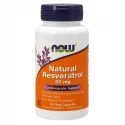 NOW Foods Natural Resveratrol 50 mg - 60 kaps.