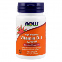NOW Foods Vitamin D-3 High Potency 2000 IU - 30 kaps.