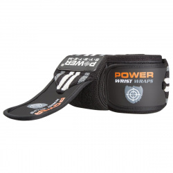 Power System Usztywniacze na nadgarstki Wrist Wraps 3500 GREY - 1 para
