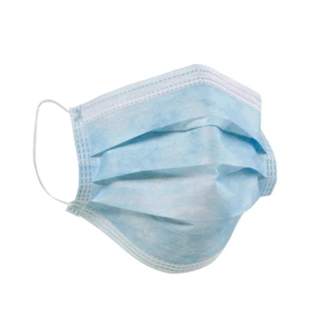 Zestaw maseczek 3-warstwowych z atestem - 50 szt.