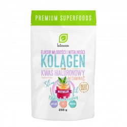 Intenson Kolagen + Witamina C + Kwas Hialuronowy - 250g