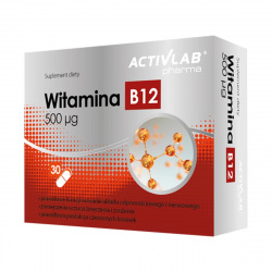 Activlab Pharma Witamina B12 500 μg - 30 kaps.