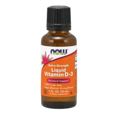 NOW Foods Liquid Vitamin D-3 Extra Strength 1000 IU - 30ml