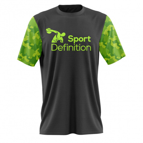 Sport Definition T-Shirt Męski Camo Sleeve