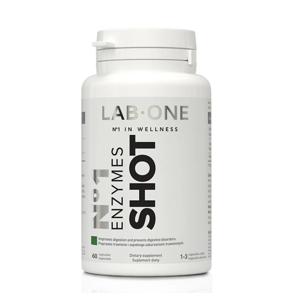 Lab One N°1 Enzymes Shot - 60 kaps.