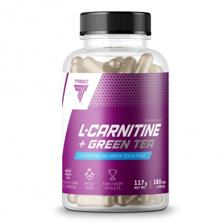 Trec L-Carnitine + Green Tea - 180 kaps.