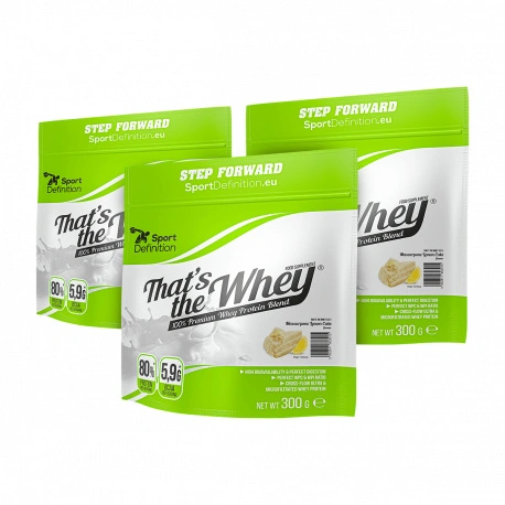 Sport Definition That's The Whey - 3 x 300g (900g)