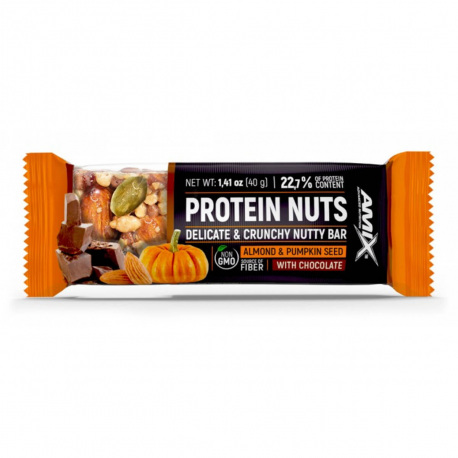 Amix Protein Nuts Delicate & Crunchy Nutty Bar - 40g