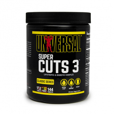 Universal Nutrition Super Cuts 3 - 144 tabl.