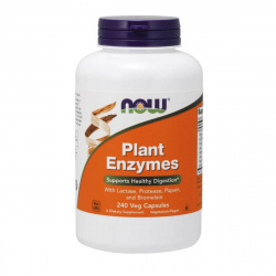 NOW Foods Plant Enzymes - Wsparcie trawienia - 240 kaps.