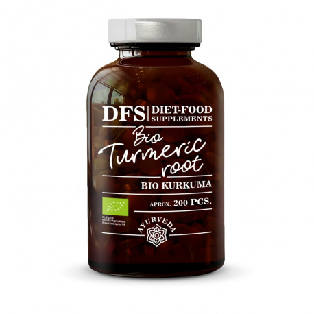 Diet Food Bio Turmeric Root - Bio kurkuma - 200 kaps.