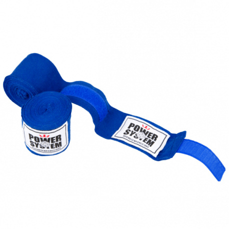 Power System Bandaż bokserski Boxing Wraps 3404 Blue - 1 komplet