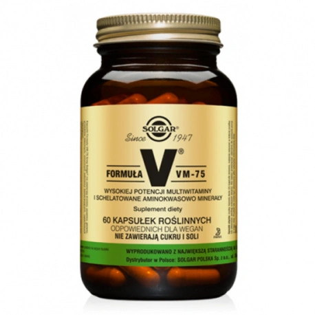 Solgar Formula VM-75 Vitamins with Minerals - 60 kaps.