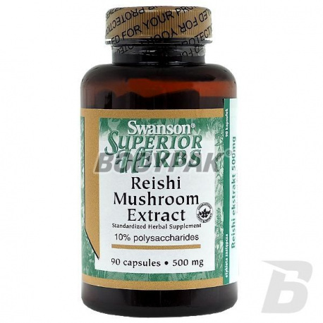 Swanson Reishi Mushroom Extract 500mg - 90 kaps.
