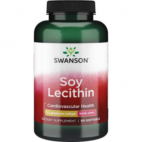 Swanson Soy Lecithin 1200 mg - 90 kaps.
