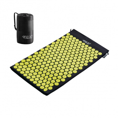 4fizjo - Acupressure Mat - Mata do akupresury 72x42 - Czarno-żółty