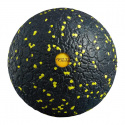 4fizjo - Piłka do masażu Lacrosse EPP CROSSFIT 12cm - Czarno-żółty