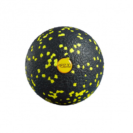 4fizjo - Piłka do masażu EPP 8cm - Czarno-żółty