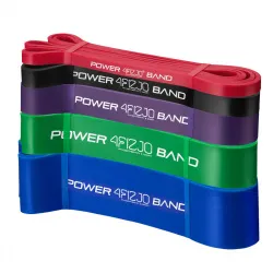 4fizjo - Power Band – Zestaw 5 Gum Do Ćwiczeń