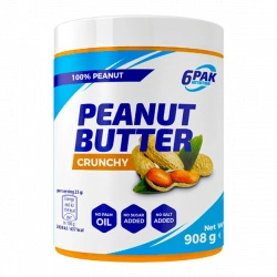 6PAK Nutrition Peanut Butter Crunchy - 908g