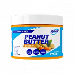 6PAK Nutrition Peanut Butter Smooth - 275g