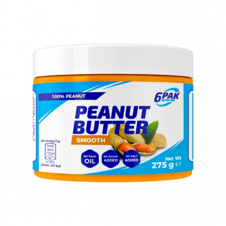 6PAK Nutrition Peanut Butter PAK [Smooth] - 275g