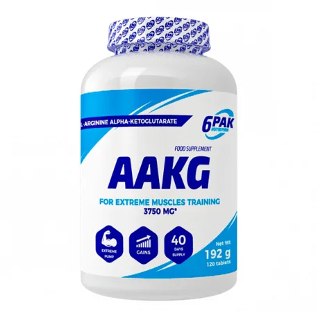 6PAK Nutrition AAKG - 120 tabl.