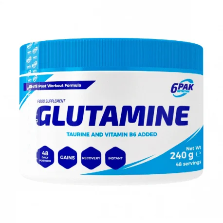 6PAK Nutrition Glutamine - 240g