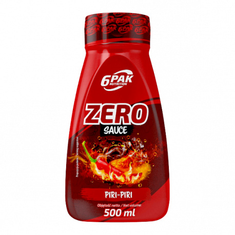 6PAK Nutrition Sauce ZERO Piri-Piri - 500ml