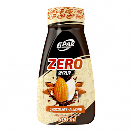 6PAK Nutrition Syrup ZERO Chocolate-Almond - 500ml
