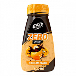 6PAK Nutrition Syrup ZERO Chocolate-Orange - 500ml