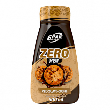 6PAK Nutrition Syrup ZERO Chocolate-Cookie - 500ml