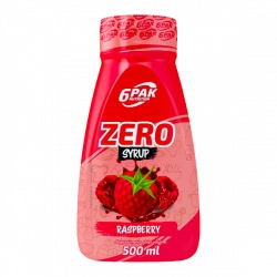 6PAK Nutrition Syrup ZERO Raspberry - 500ml